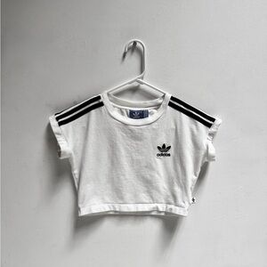Vintage Adidas Crop Top Athletic Shirt Top